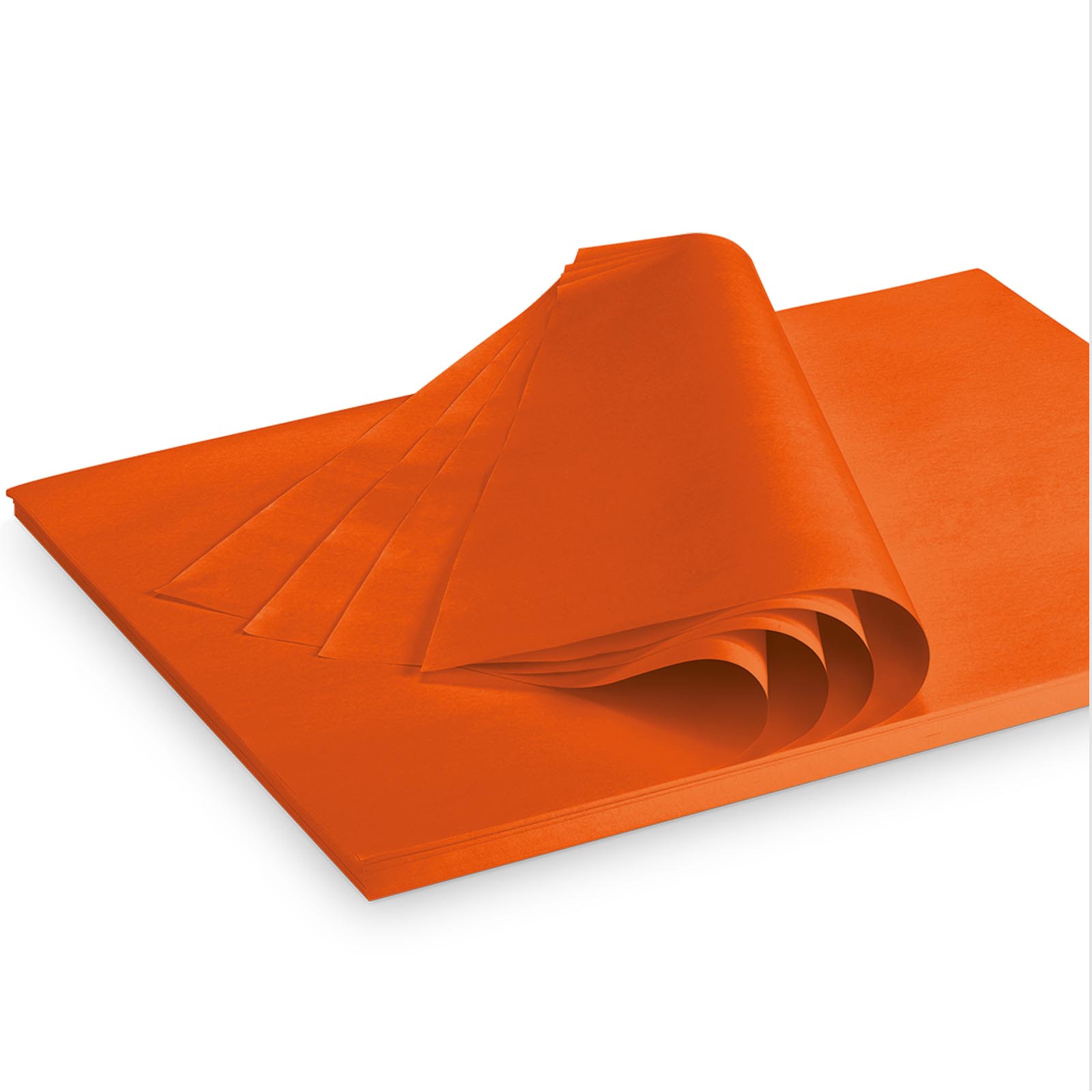 Seidenpapier orange 375x500mm 35g/m²,300 Bogen/ Karton = 2kg
