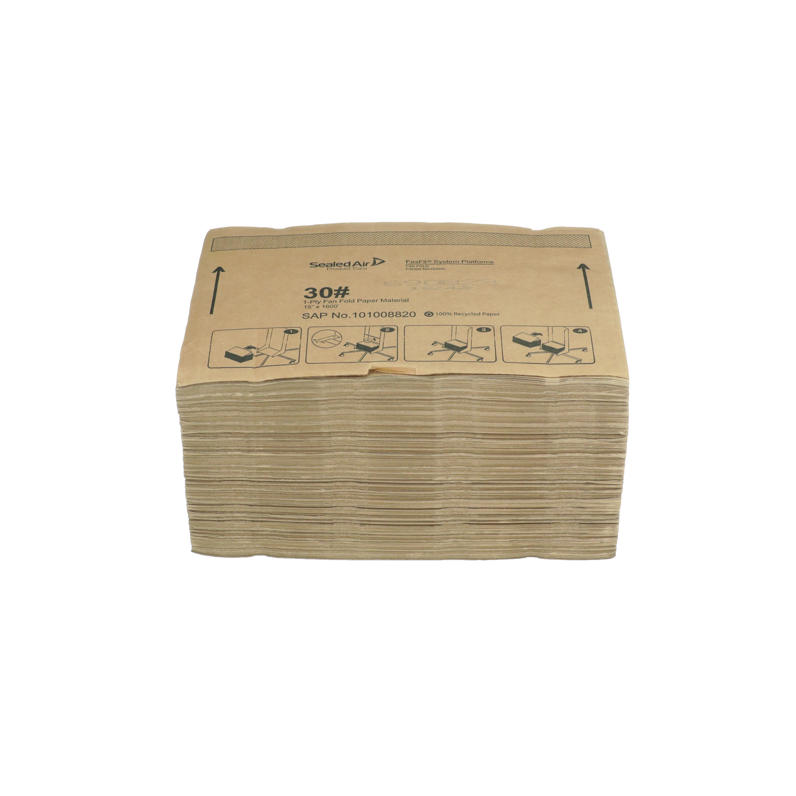 Papierspendebox braun 488lfm 45g/m² Papier, 377mm Breite