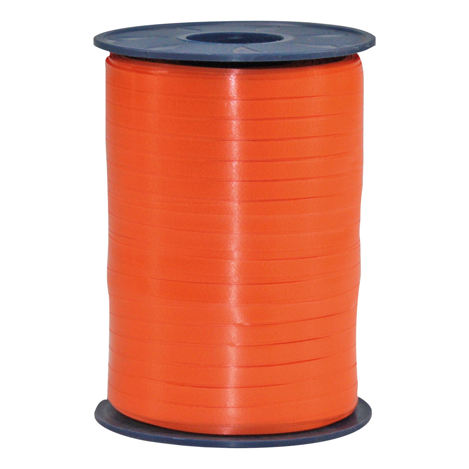 Geschenkband 5mmx500m orange Ringelband -Polyband