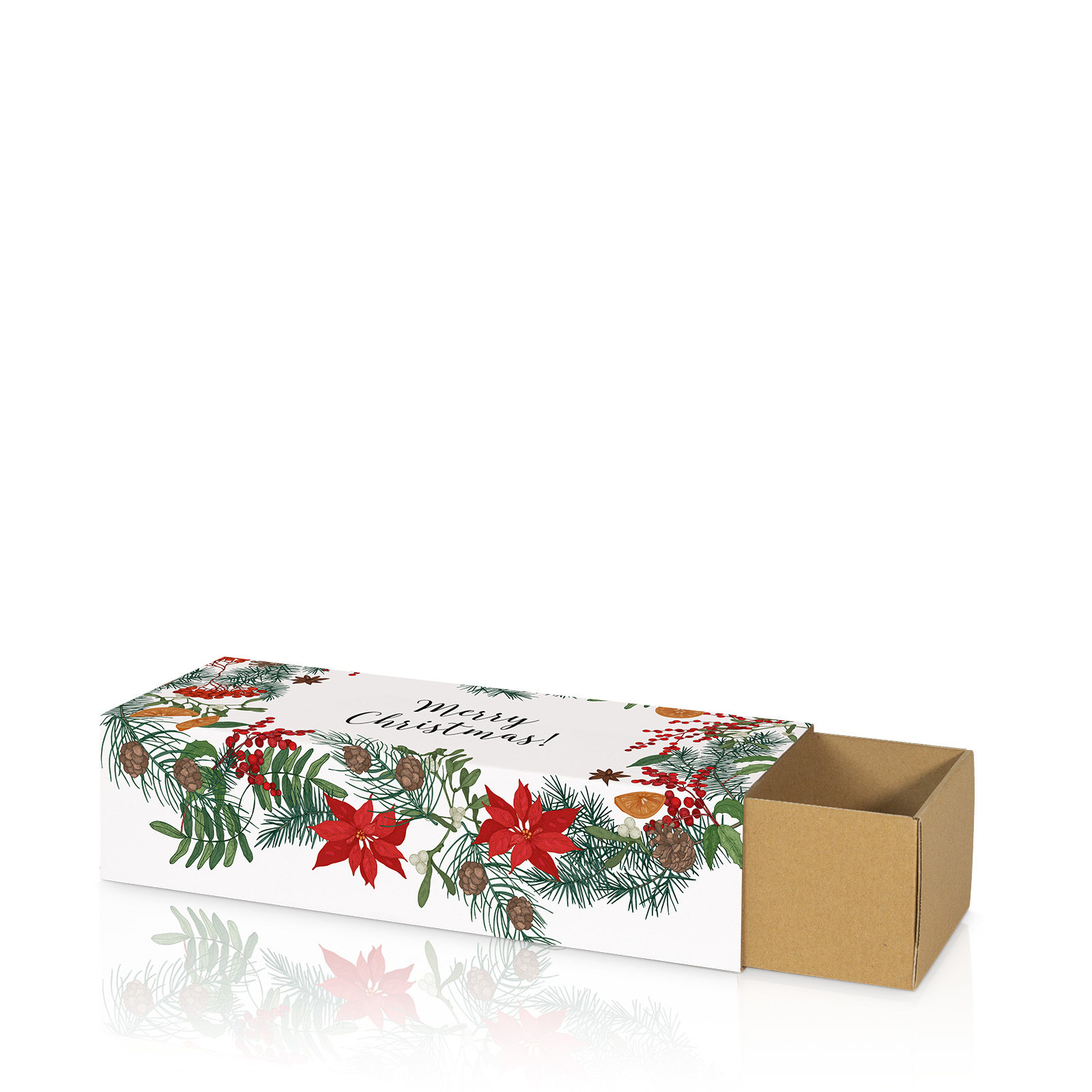 Geschenkbox Merry Christmas Schuber Gr. -3- 290x100x70mm