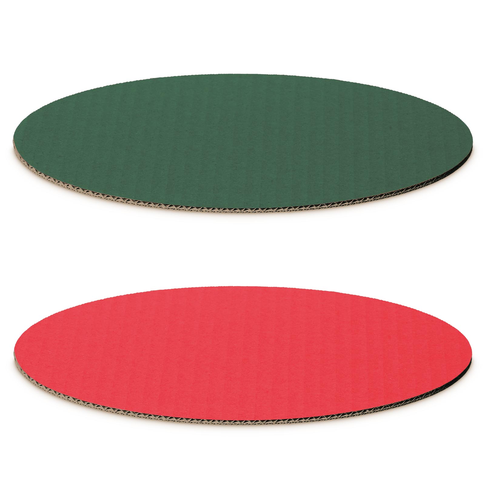 Dekoplatte -M- rot/ grün Oval 300x200mm