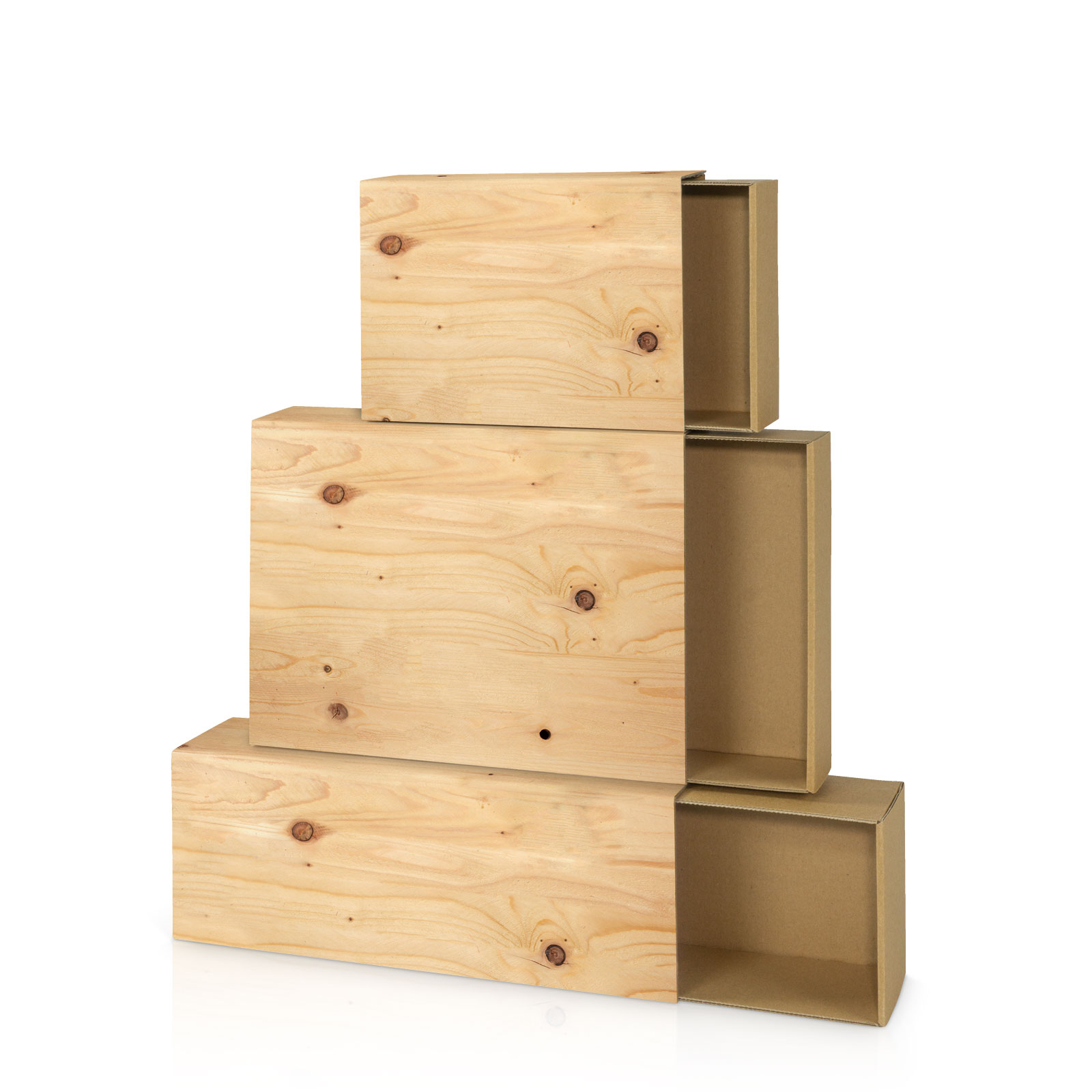 Geschenkbox Holz 180x130x70mm  Schuber Gr. 4