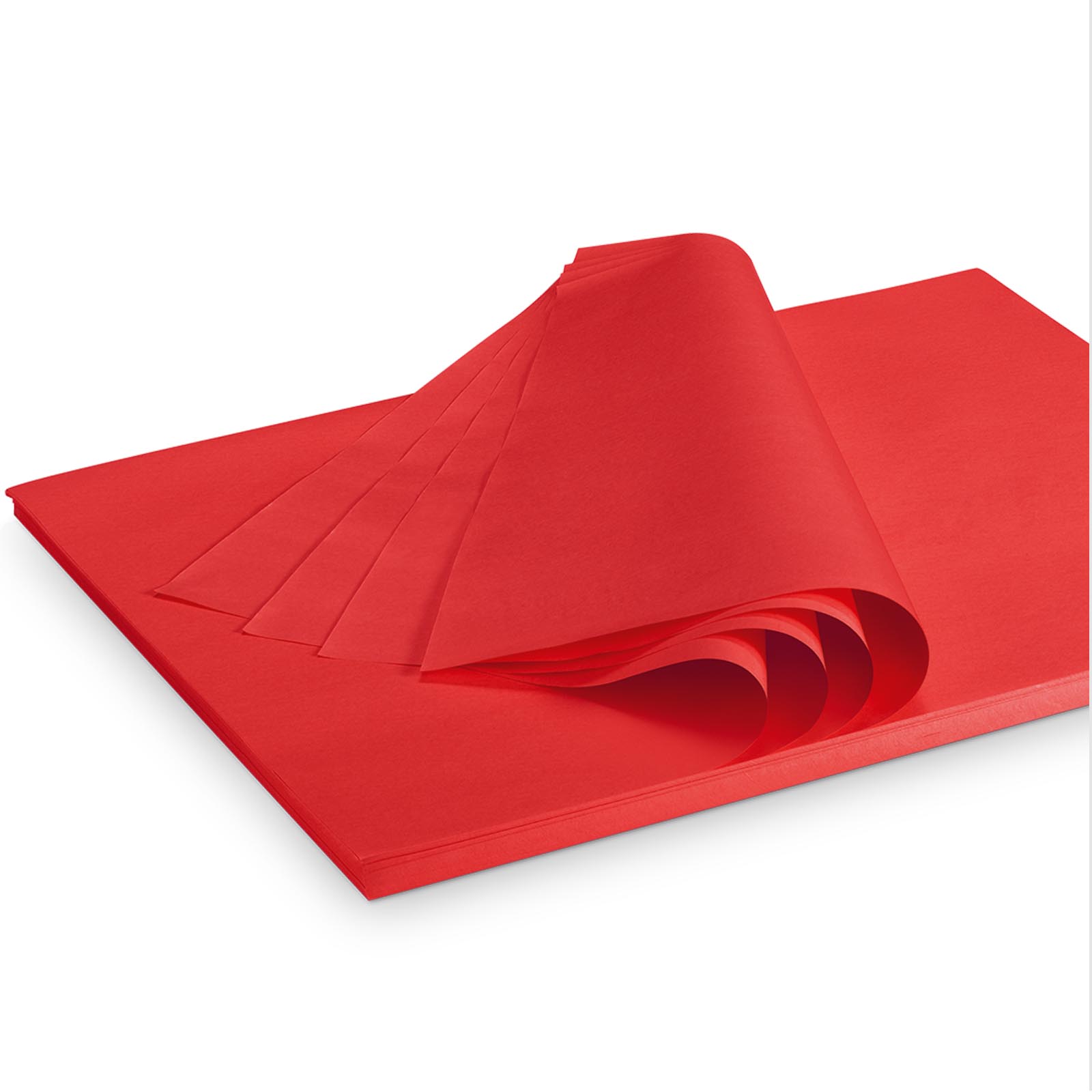 Seidenpapier 375x500mm rot 35g/m²,300 Bogen/ Karton = 2kg