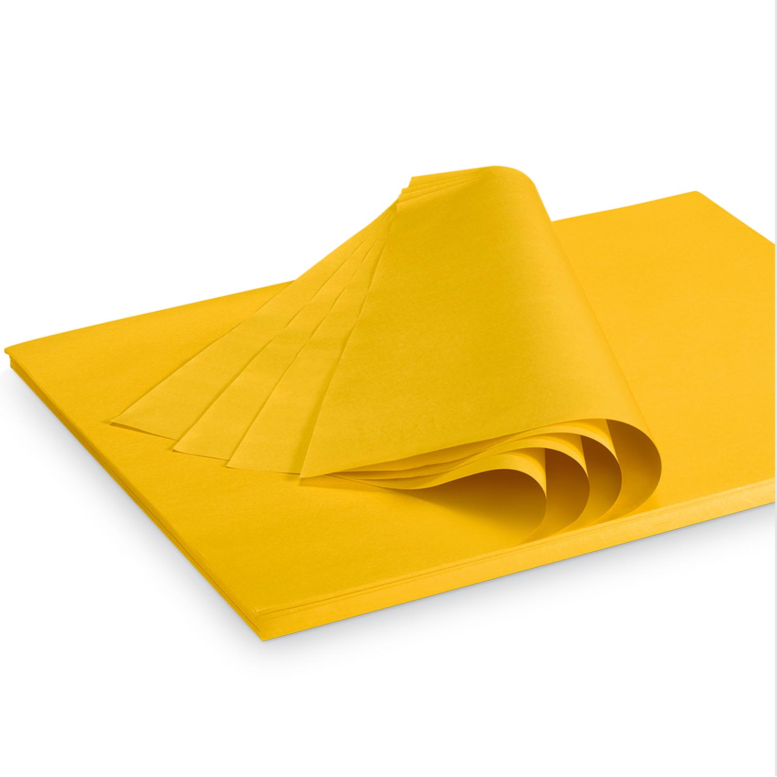 Seidenpapier gelb 50x75mm VE 5kg=ca. 450 Bögen
