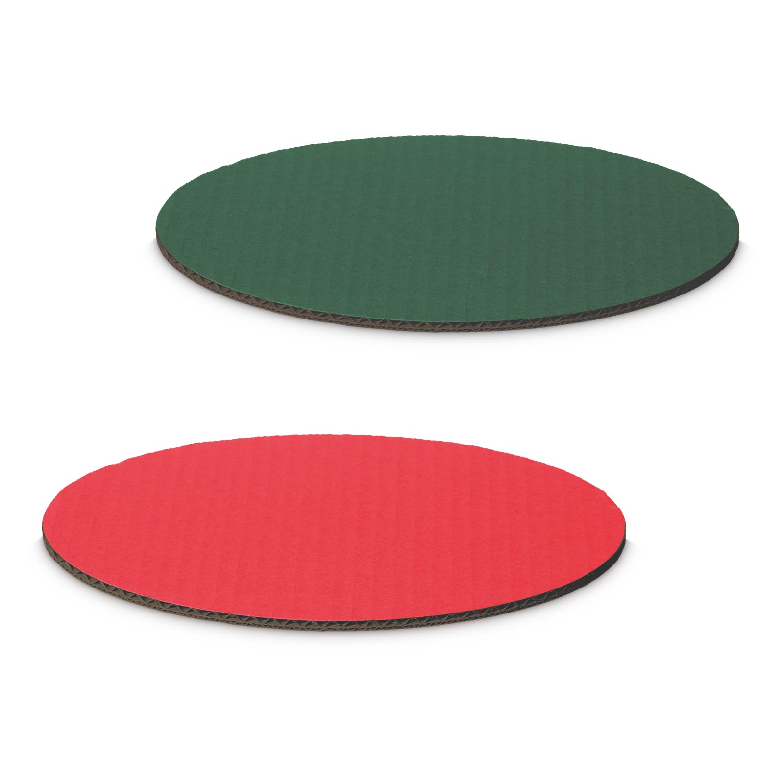 Dekoplatte  rot/ grün -S- Oval 200x150mm