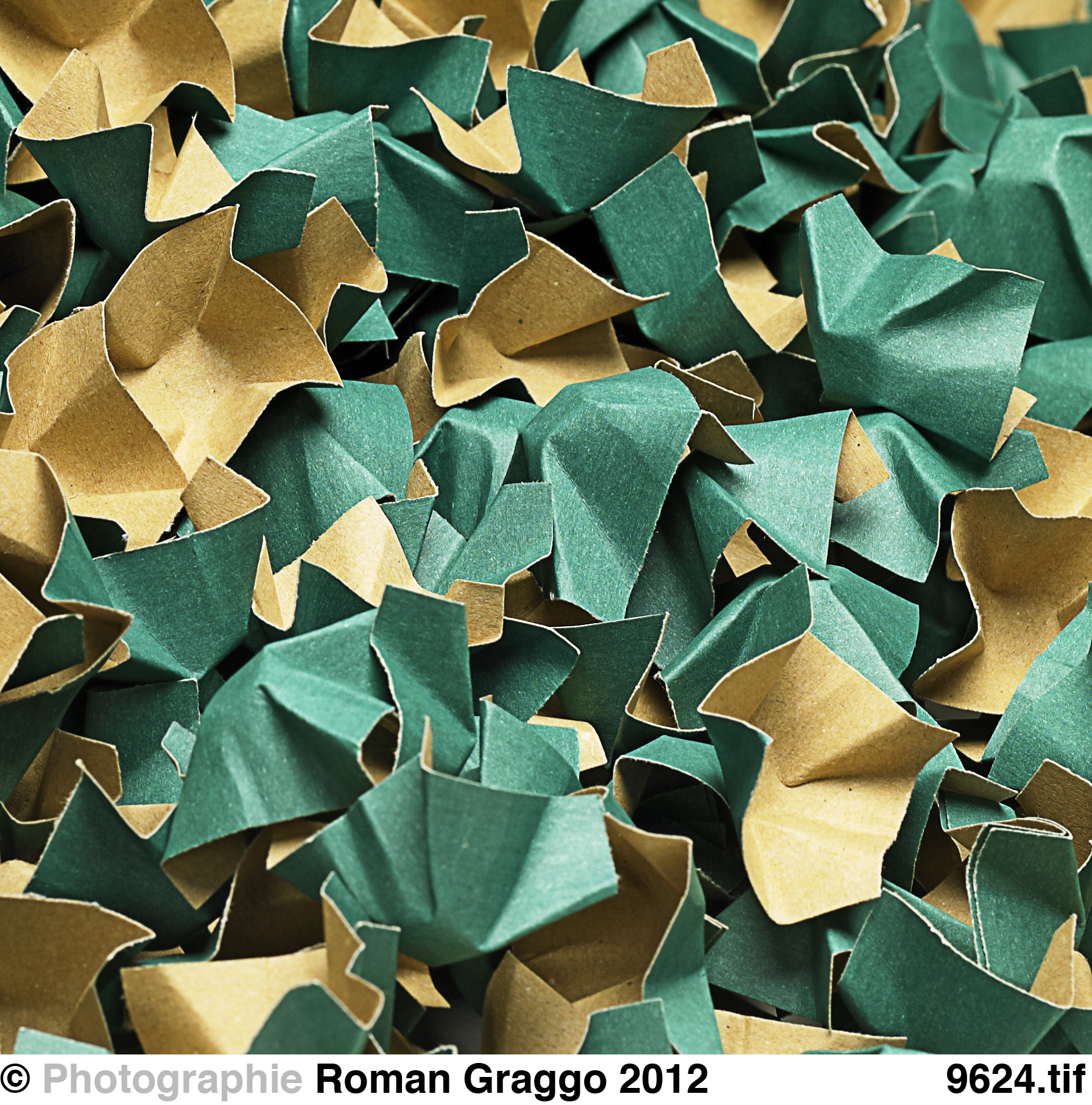 Loose Fill Papierchips grün 100% Recyclingpapier 120 L