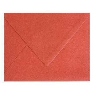 Briefhülle C6 rot Rg./Liefers. ungummiert 75g/qm