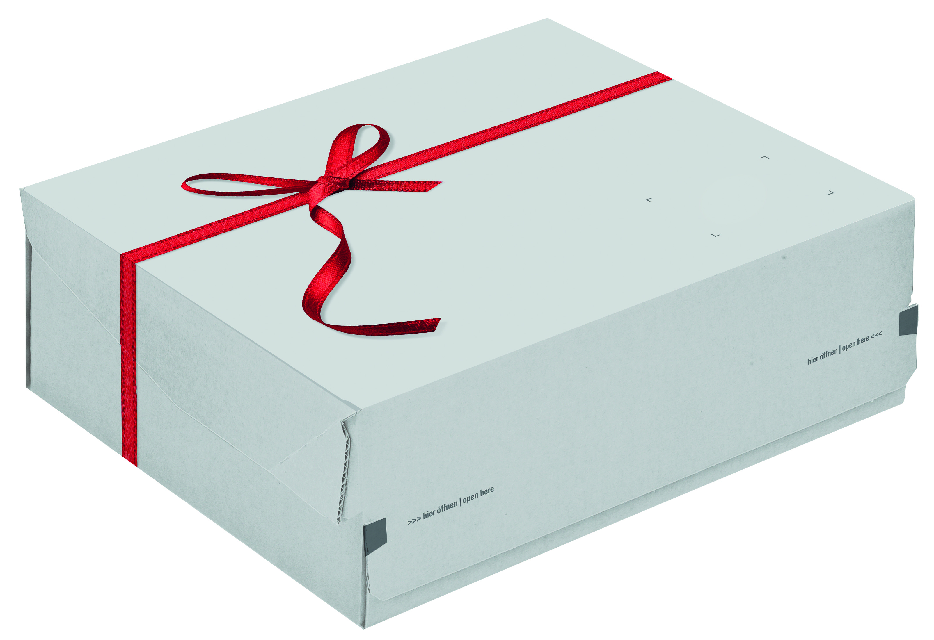 Geschenkversandbox -S- weiß 241x166x94mm von ColomPac®