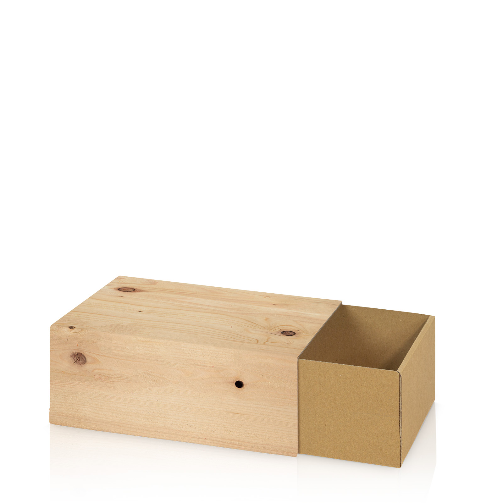 Geschenkbox 180x130x70mm Holz Schuber Gr. 4