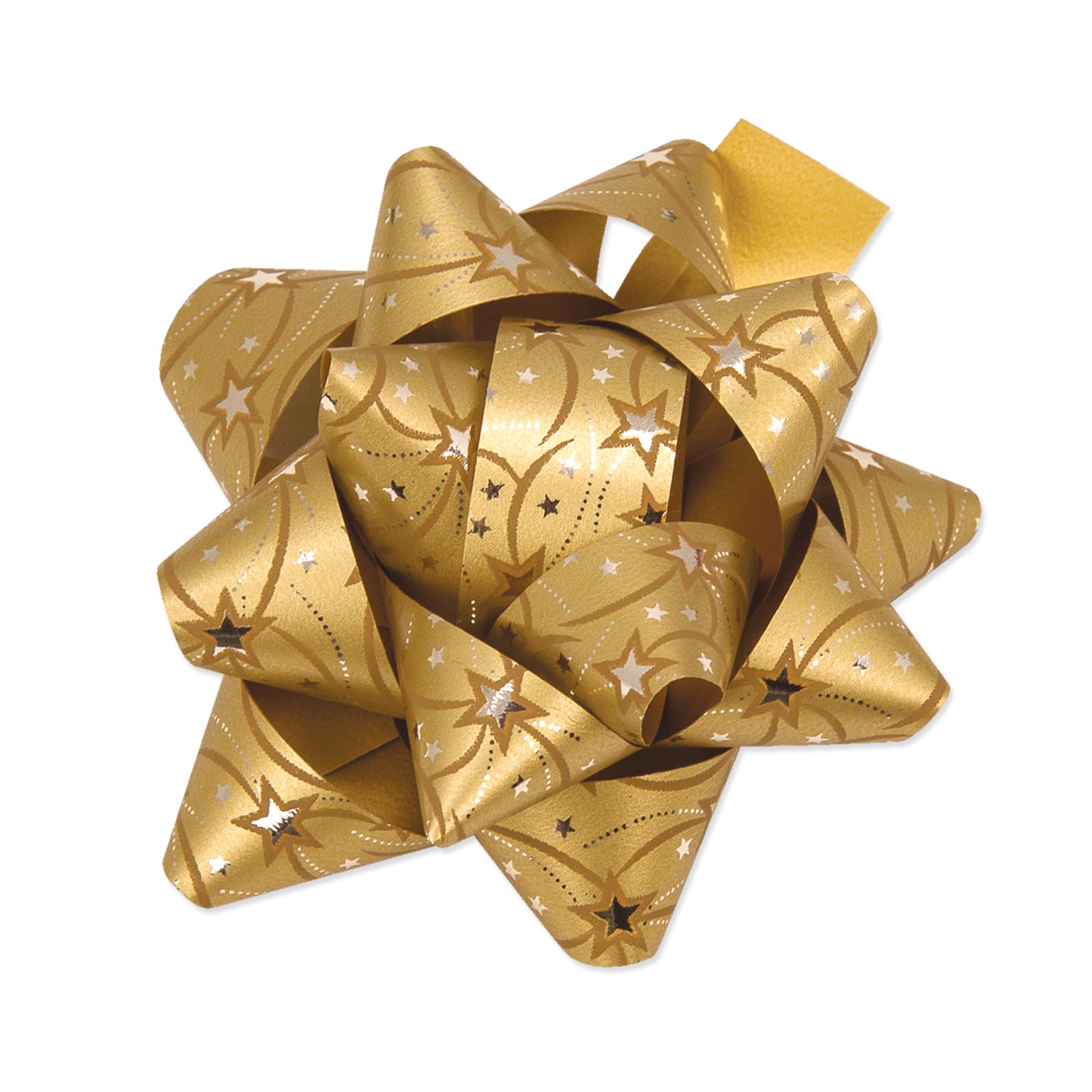 Fertigschleife gold selbstkleb Durchmesser ca. 65 cm