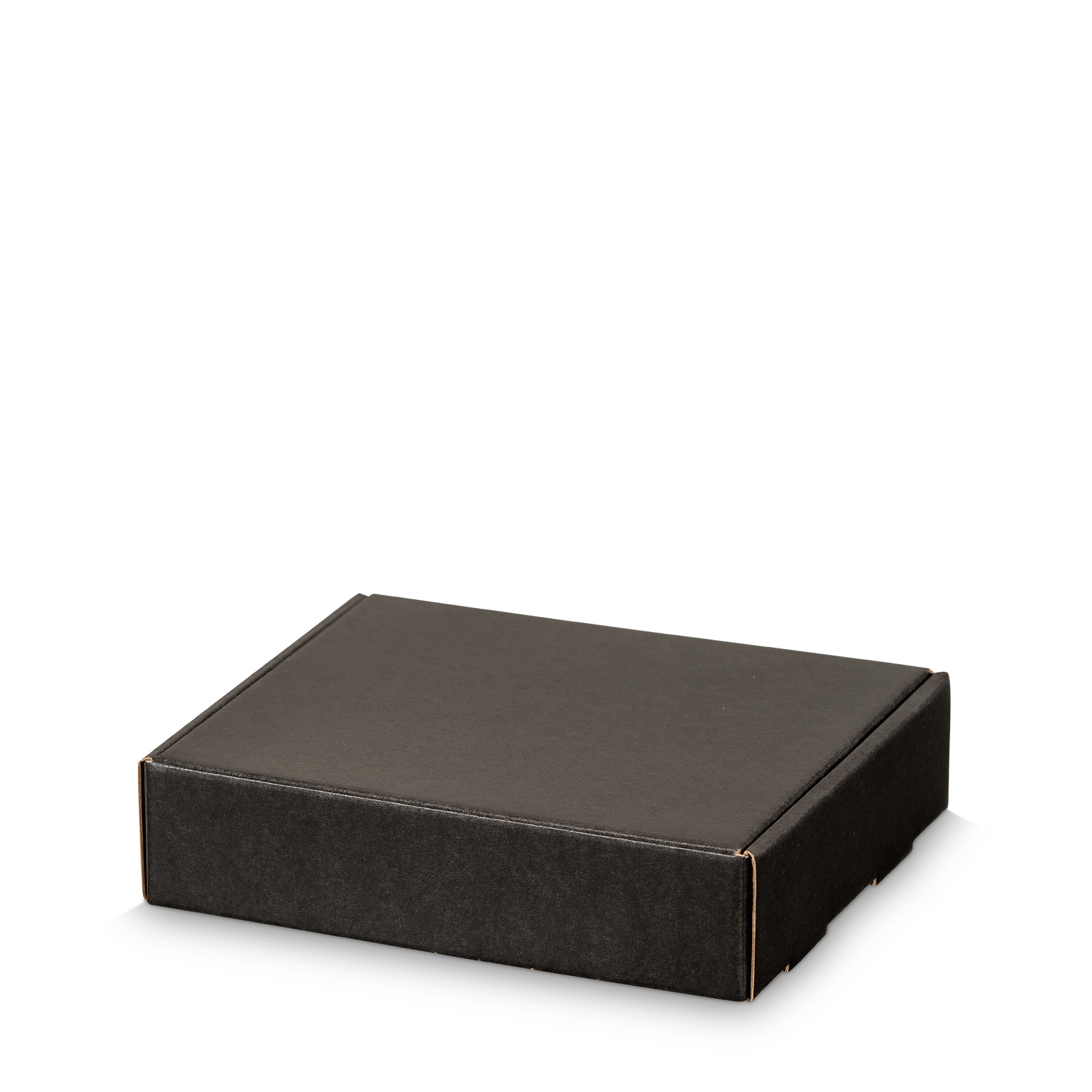 Geschenkbox schwarz, mittel 205x170x50mm, Steckverschluß